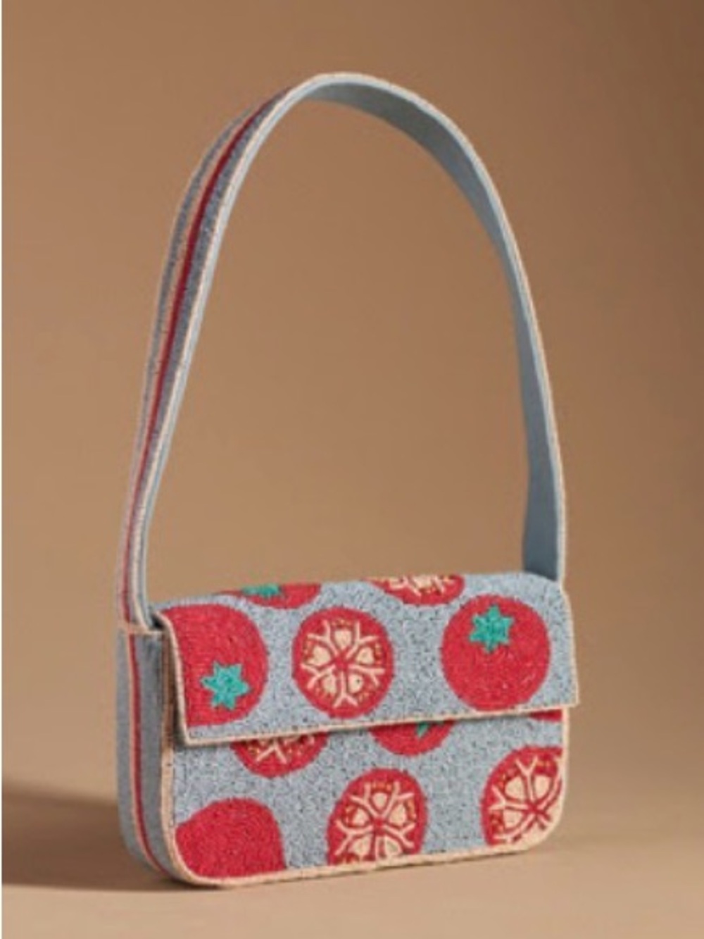 Anthropologie Fiona Bag - Tomato